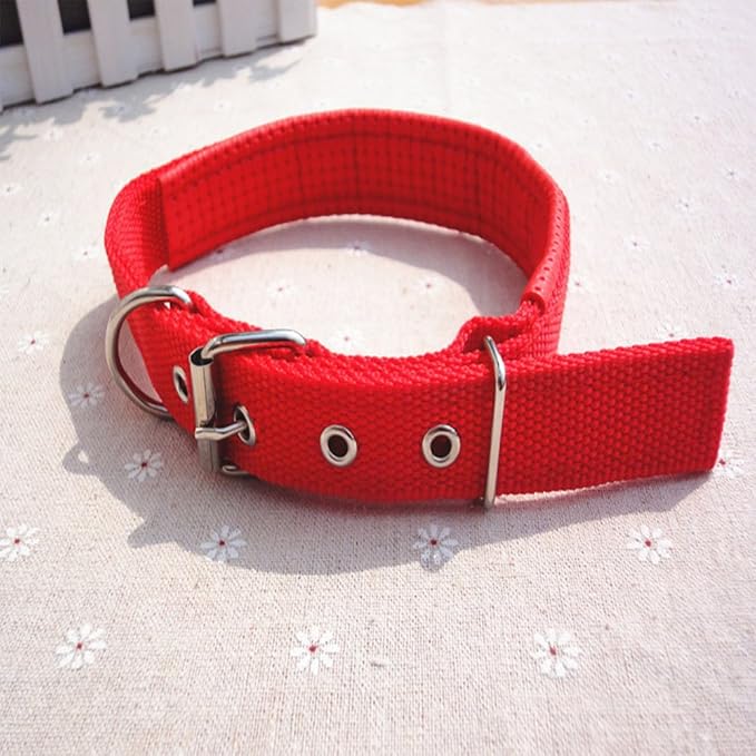 Color Foam Pet Collar Buckle Sponge Adjustable Foam Dog Neck Strap Nylon Pet Basic Collar