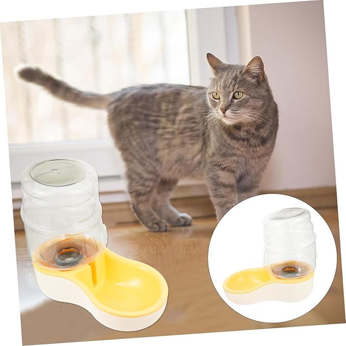 Kisangel 1pc Automatic Pet Water Feeder for Dogs and Cats Lightweight Drinking Bowl Capacity for Pets Easy to and Use