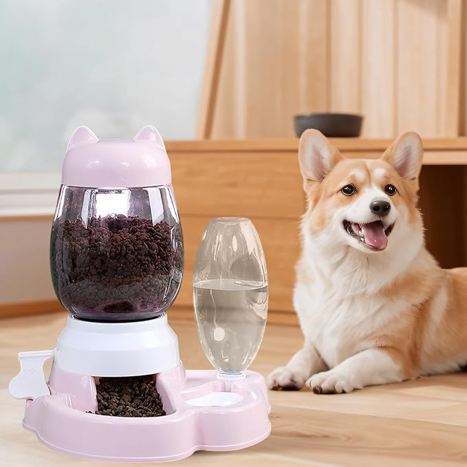 Automatic Dog Feeder, Large Capacity Storage, 1 Piece, Dog Interactive Treat Dispenser Toy, Food Puzzle Slow Feeder, Easy to Disassemble and Clean, for Enrichment Training