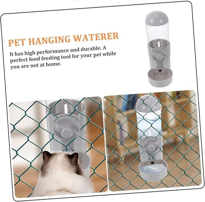 Automatic Drinking Fountain Water Dog Dispenser for Small Dogs Pet Hanging Waterer Pet Automatic Waterer