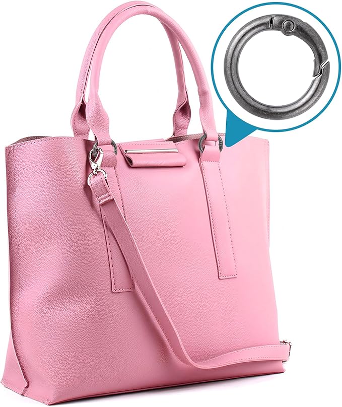 Spring O Rings,Round Spring Snap Keyring, Metal Carabiner Clips for Keychain Handbag Purse Dog