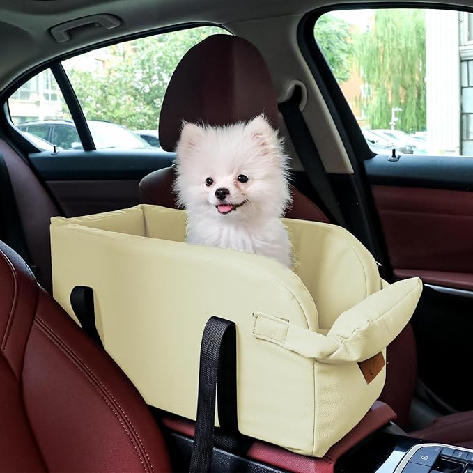 Dog Car Seat Centre Console Dog Booster Seat Dogs Console Car Seat for Dogs Cats Pets Up to 13lbs