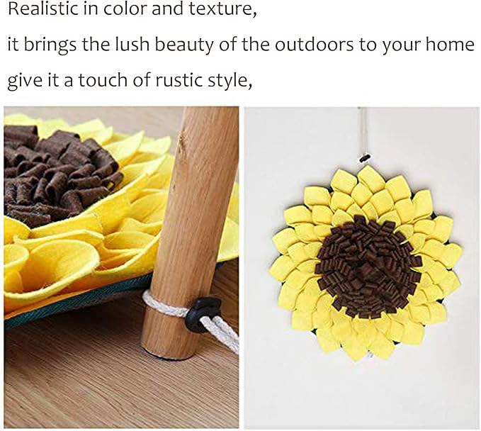 Snuffle Mat for Dogs Feeding Mat Flower Encourages Natural Foraging Skills Dog Toys Dog Treat