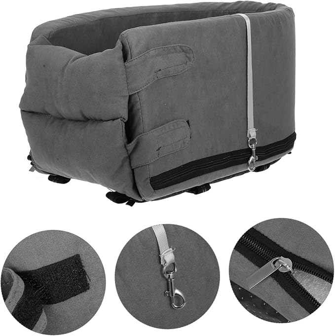 Non-Slip Dog Car Bed Thickened Pet Seat Cover Easy Car Pet Mat for Travel