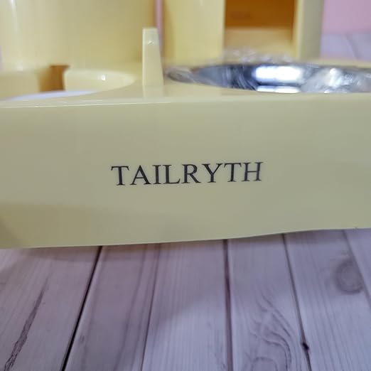 TAILRYTH Pet dishes Pet Dishes for Dogs and Cats – Automatic Feeding & Watering System with Large Capacity and Easy Cleaning