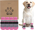 KOOLTAIL Dog Socks to Prevent Licking Paws for Hardwood Floors Anti Slip, Winter Warm Pet Boots&Paw Protector with Grippers, Double Sides Puppy Shoes Booties for Small Medium Large Senior Dogs