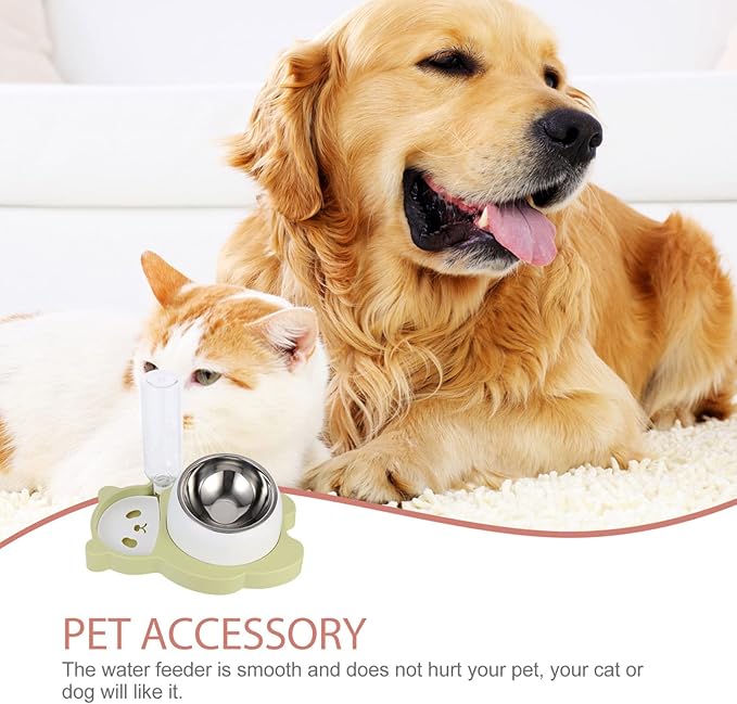 Stainless Steel Cat Feeder Automatic Water Container Pet Supplies Cat Dog Bowl Unique Design