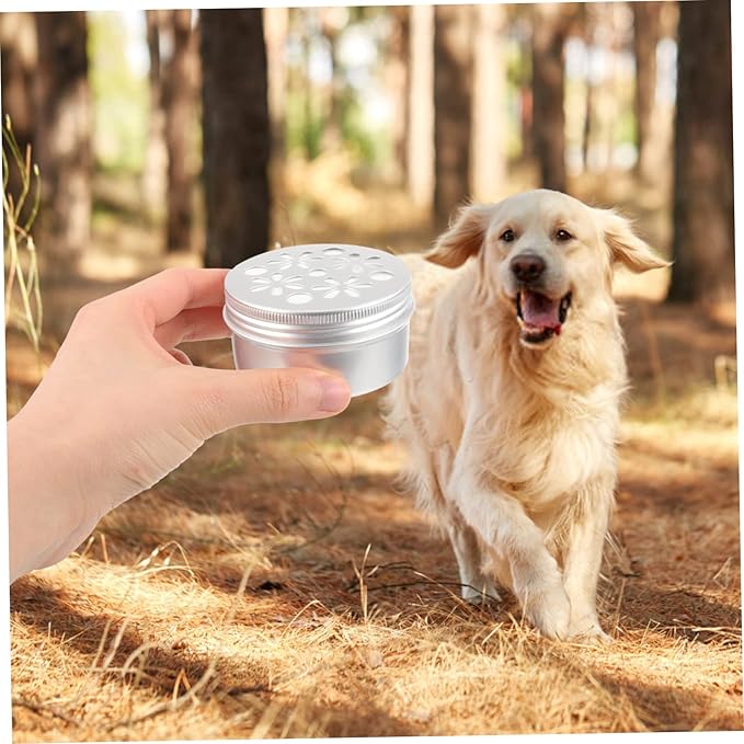 BESPORTBLE 10pcs Dog Scent Training Kit Aluminum Sniffle Box for Smelling Training Treats for Dogs Odor Tool Nose Tool
