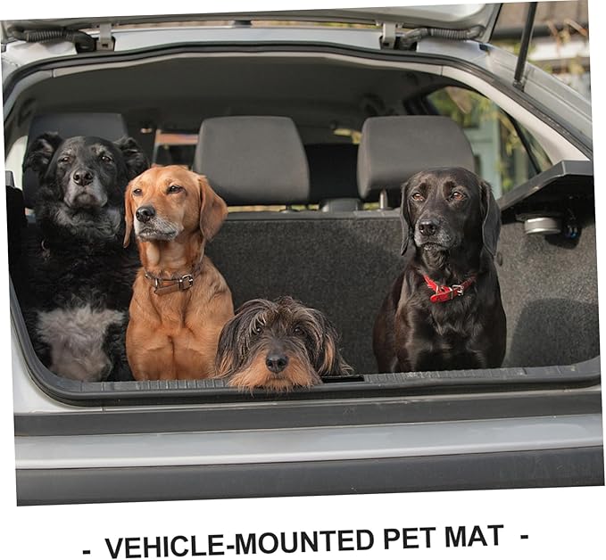 Pet Seat Cushion Breathable Dog and Cat Basket Comfortable Car Seat Cover for Pets Open Design for Reinforced Structure for Stability for Backseat Travel