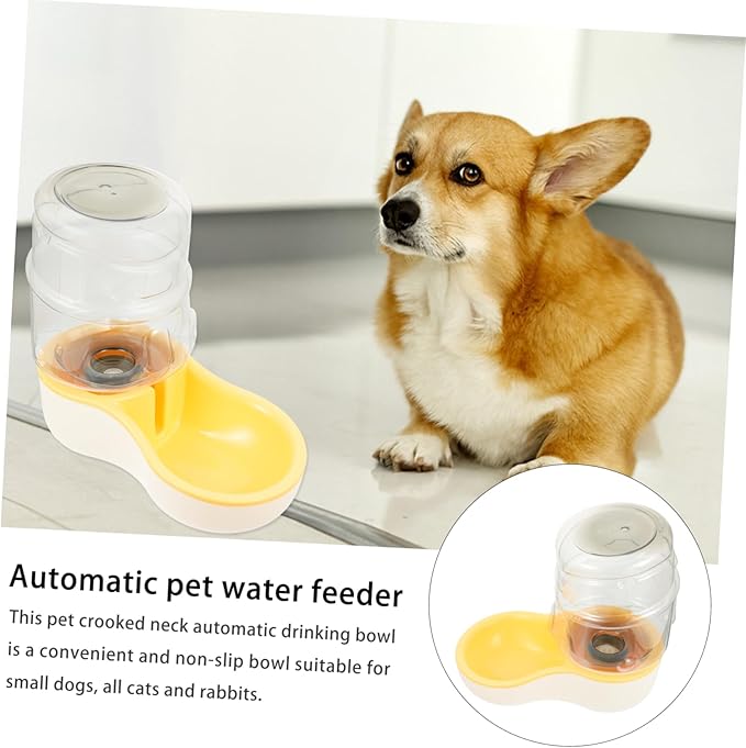 Totority 1pc Automatic Pet Water Feeder Lightweight Dog Water Bowl Capacity for Cats and Dogs Non- Design for Steady Use