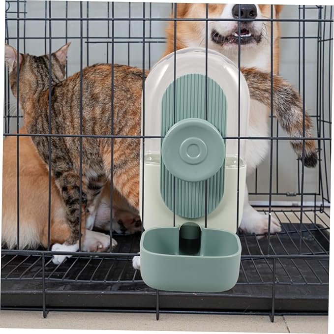 Automatic Pet Water Feeder Hanging Water Dispenser for Dogs Cats Convenient Cage Supply Prevents Spills Easy to Install Design for Comfortable Feeding