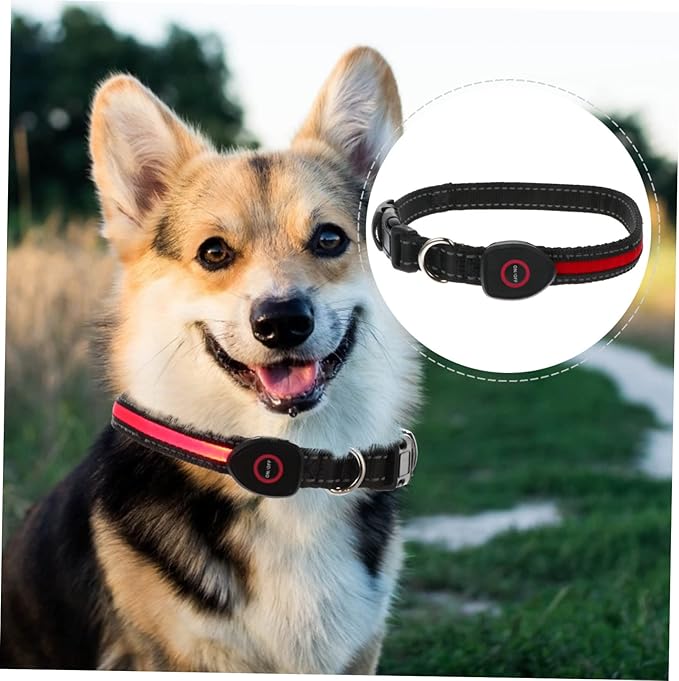 Night Luminous Dog Collar USB Rechargeable Led Pet Collar for Safe Durable and Wear-Resistant Multi-Function Warning Light