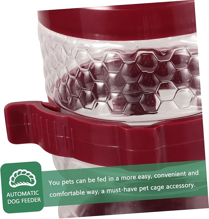 VANZACK Hanging Dog Water Dispenser Automatic Puppy Water Feeder for Cages Large Capacity Pet Waterer Easy Visibility for Cats and Dogs for Pets Home and Travel