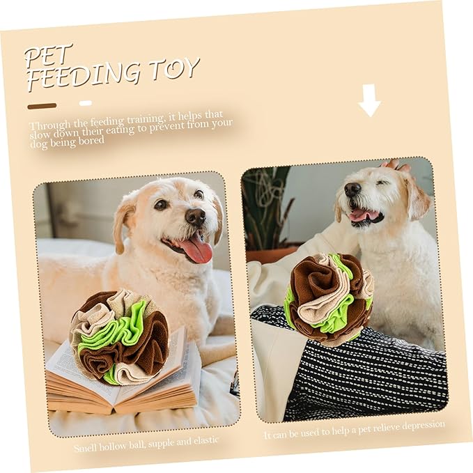 YARNOW Dog Sniffing Ball Pet Food Leakage Toy for Slow Eating and Engaging Playtime Upgraded Sniffing Ball for Puppies and Dogs for Indoor and Outdoor Fun