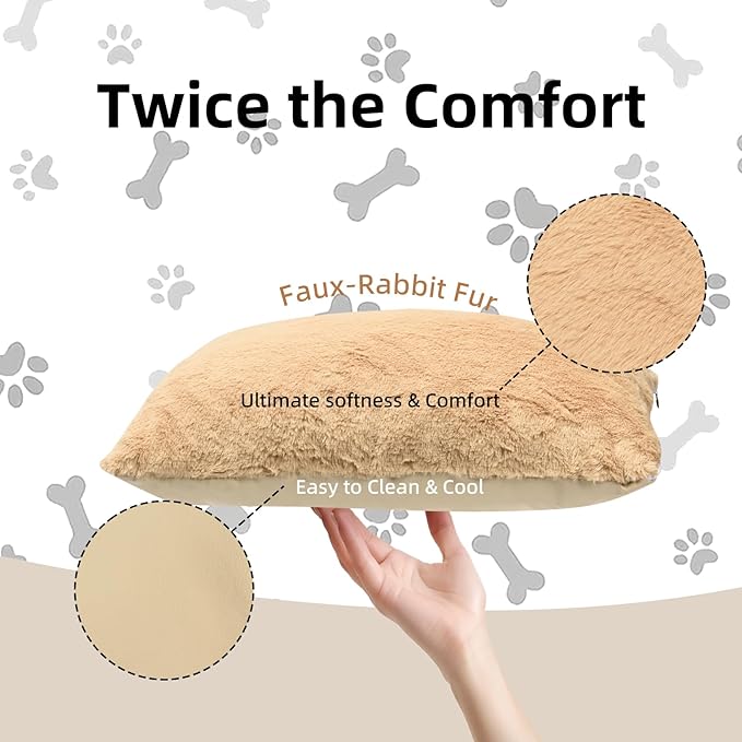 Small Dog car seat for Small Dogs seat Bed for car cat pet Puppy Bed Dog Medium Sized Booster 5-15 lbs with Harness（Milky White）