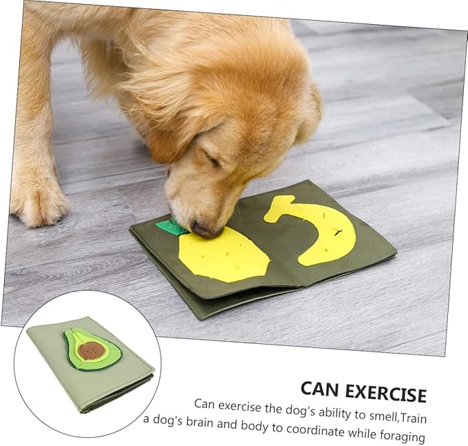 PET Dog Food Leakage Training Blanket Interactive Nose Work Toy for Dogs Educational Feeding Book Slow Feeder Design for PET Play and Training