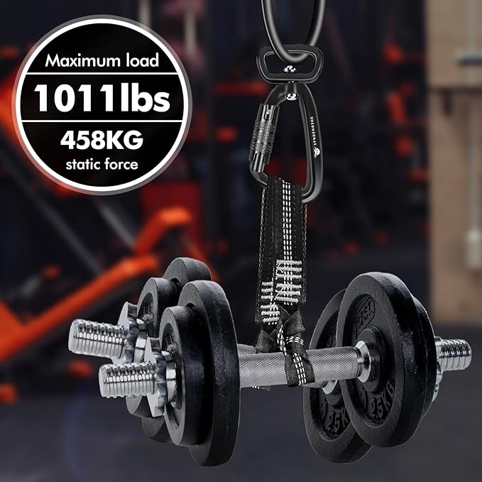 Locking Carabiner Clip 2.5" with Swivel Ring for Securing Pets, Dog Leash Harness, Camping, Hiking, Keychains