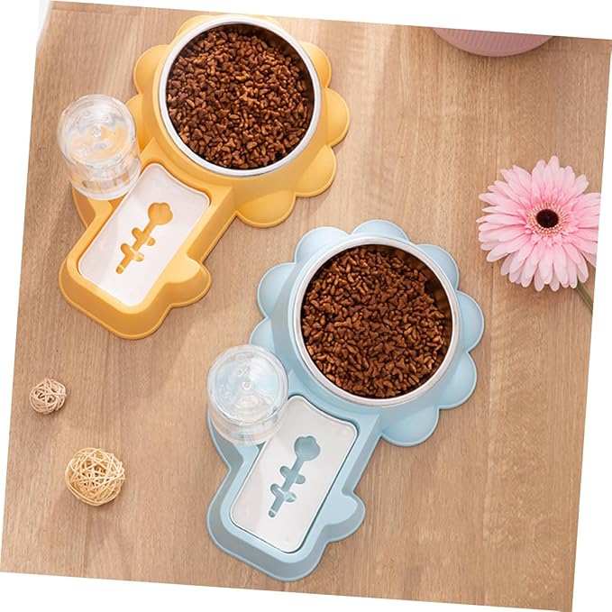 SUPVOX 1set Adorable Multi-Function Feeding Bowl Automatic Water Dispenser for Dogs and Easy to Convenient Pet Feeder