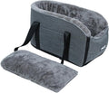 MOMOJIA Cat for Car Console Puppies Carry Bag Outdoor Travel Shoulder Sightseeing Tote Safety Strap Pet Bed for Car Travel Small Dog