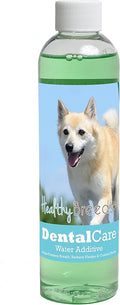 Healthy Breeds Dog Dental Care Water Additive for Norwegian Buhund - Helps Freshen Breath, Reduce Plaque & Control Tartar - Mint Flavor - 8 oz