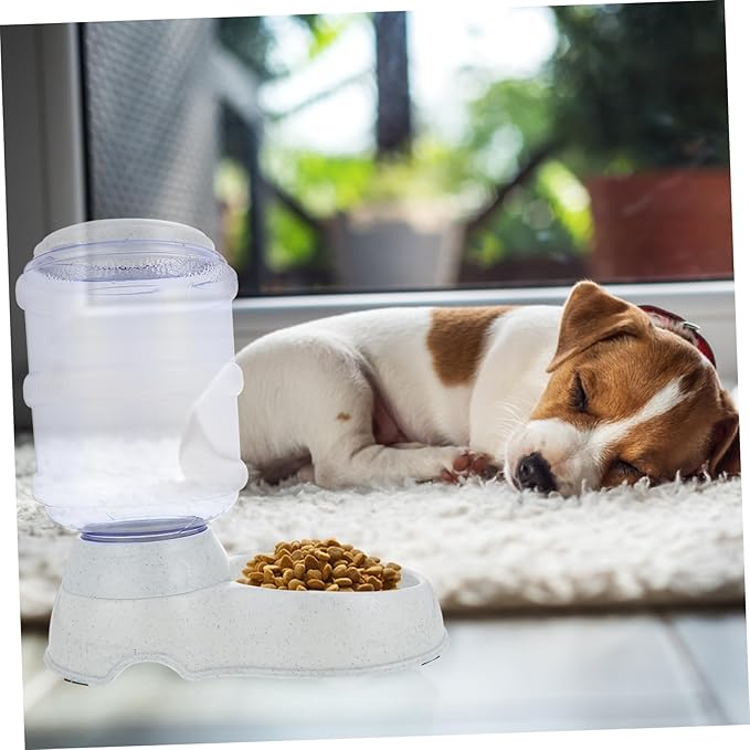 VANZACK Automatic Pet Food Dispenser for Cat Dog Unique Design Sturdy Construction Home Pet Supply