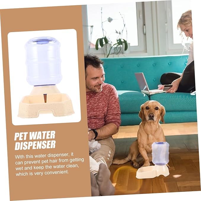 BESPORTBLE Pet Water Dispenser Station Dog Cat Water Feeder Automatic Pet Waterer Large Bowl No Overflow for Dogs Cats