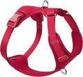 No Pull Dog Harness for Small Medium Large Dogs - Adjustable 2 Layer Mesh Dog Vest with Dual Clip, Escape Proof, Quick Release, Lightweight Breathable Mesh for Walking Hiking (Burgundy Red,M)
