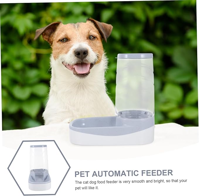 Yardwe Automatic Pet Feeder Compact Food Dispenser Pet Supplies Container for Cats Dogs
