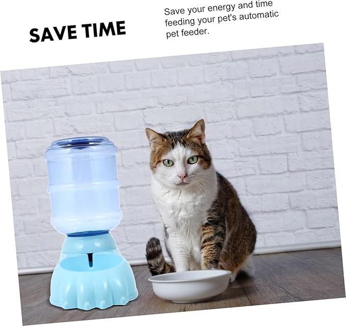 Dog and Cat Automatic Water Feeder Non-Slip Bowl for Pets Random Color