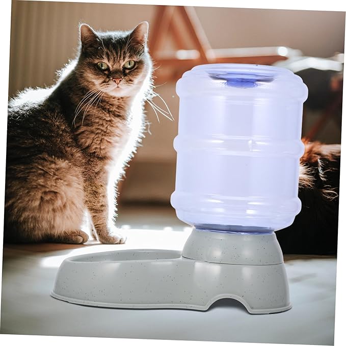 UPKOCH Automatic Pet Drinking Water Bowl Large Capacity Dog Water Dispenser for Outdoor Use