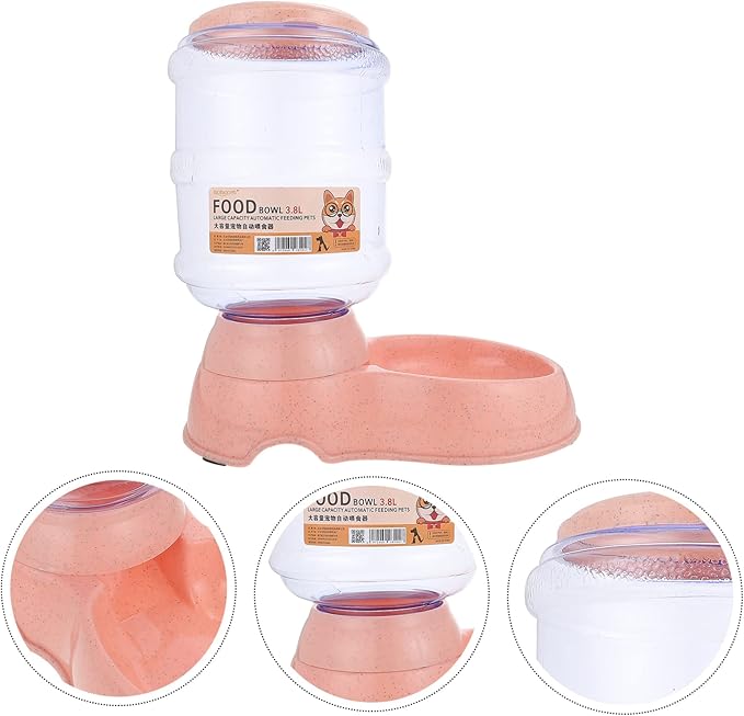 Automatic Pet Food Dispenser Capacity Unique Design Pet Feeder for Dogs Cats Home Decoration Non-tip Feature for Dry Food Supply