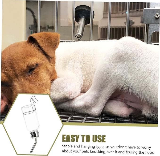 SUPVOX 3pcs Rabbit Cat Auto Water Feeder Insulated Dog Water Bottle Portable Hanging Dispenser Pet Feeder