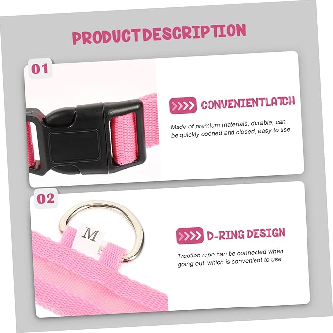 KESYOO 1set Pet Dog Collar Led Flashing Necklace for Rechargeable Glow The Dark Pet Accessory Material for Night Visibility