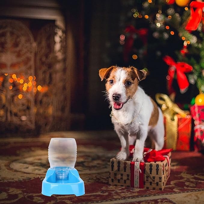 POPETPOP Pet Water Feeder Bowl Creative Drinking Tool for Dogs and Puppies Convenient Automatic Water Dispenser for Home and Pet Shops Smooth Design