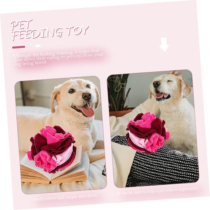 Interactive Dog Toy Smelling Bulb for Dogs Pet Sniff Training Ball Hidden Food