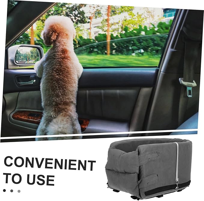 BESPORTBLE Car Dog Cushion Seat Non- Pet Car Bed for Dogs and Cats Easy to and Portable Travel Cushion for Pets for Trips