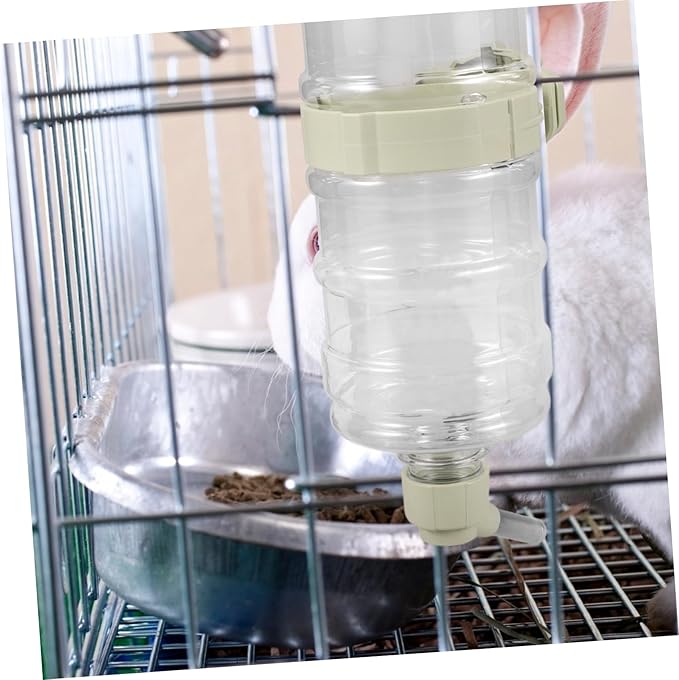GANAZONO Automatic Pet Water Dispenser Leak Water Feeder for Dogs Cats Rabbits and Small Animals Hanging Water Bottle for Crates Easy to Install and