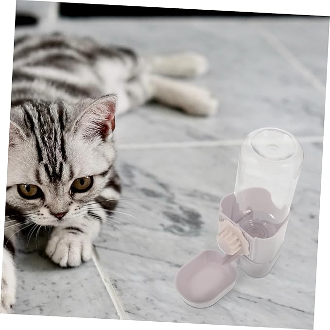 VICASKY Pet Hanging Water Feeder Automatic Dog Water Dispenser for Cats Dogs Washable Water Holder Light Easy Installation Durable Design for Busy Pet Owners