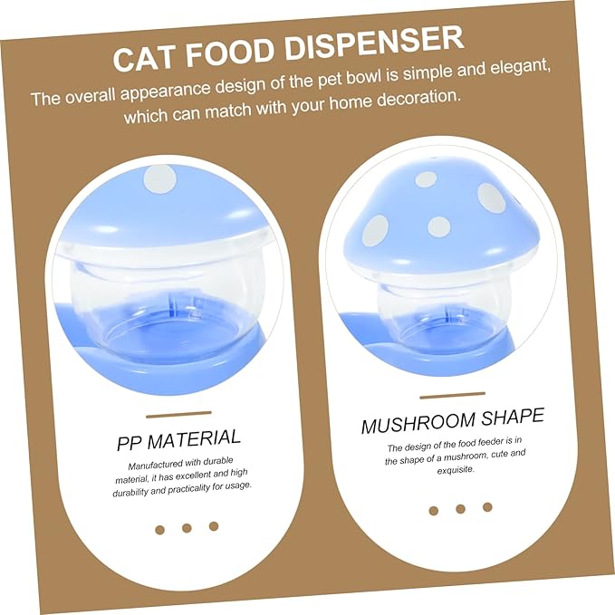 MERRYHAPY Automatic Feeder Dog Feeder Food Dispenser Auto Fill Pet Accessory Sturdy Material Easy to Use