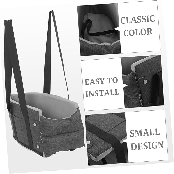 Portable Dog Car Seat for Pets Washable Nonslip Vehicle for Dogs Cats Comfortable Travel for Animals Color