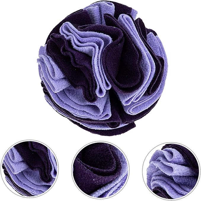 Pet Sniffing Balls Slow Feeder Interactive Chewing Ball for Dogs Snuffle for Puppies Enhances Smell Training Playtime for Breeds