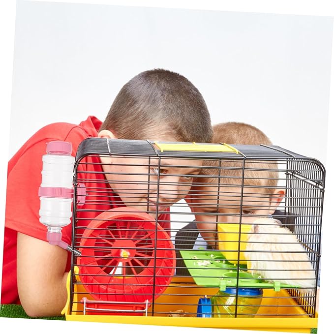 1Pc Hanging Pet Water Dispenser Automatic Feeder for Cats and Dogs Leak Design Easy to Install Water Bottle for Rabbits and Animals Smooth Surface