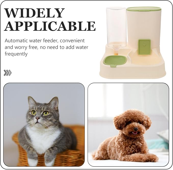 Milisten Automatic Pet Water Dispenser Food Separation for Dogs and Cats Generation Capacity Easy to Use for Home Professional Pet Stores Design