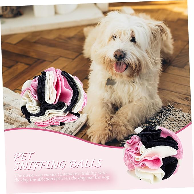 YARNOW Upgraded Dog Sniffing Ball Interactive Sniff Training Toy for Pets Slow Eating Snack Dispenser Sturdy PET Plaything Leak-Proof Design