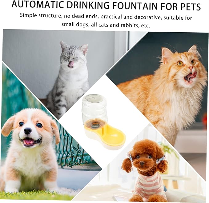Automatic Pet Water Fountain Dog Water Dispenser Bowl for Small Dogs Cats Rabbits Sturdy Material Easy to