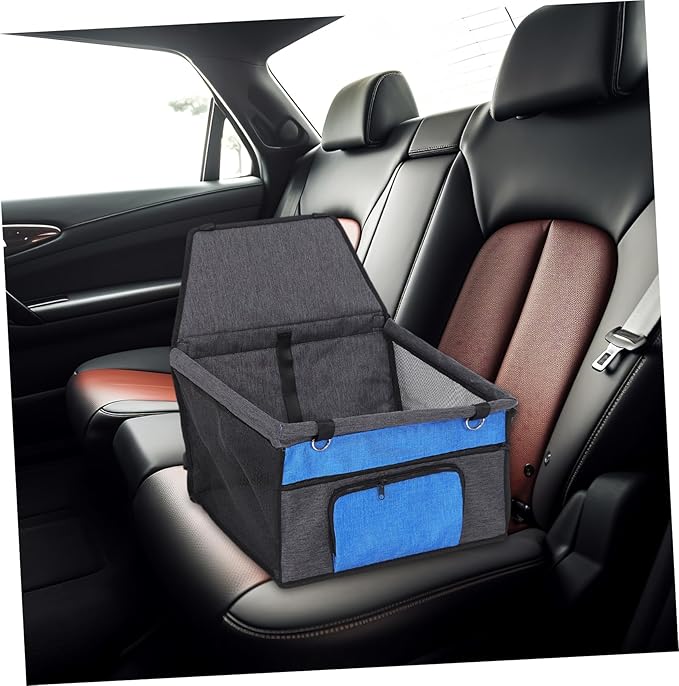 GALPADA Portable Pet Dog Seat Cover Breathable Car Seat Protector for Dogs Easy to Install Travel Cushion Storage Pockets for Cars and Suvs