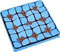 Silicone Snuffle Mat for Dogs, Slow Feeder Lick Mat with Suction Cups, Dog Puzzle Feeder Toys for Smell Training & Slow Eating (Blue)