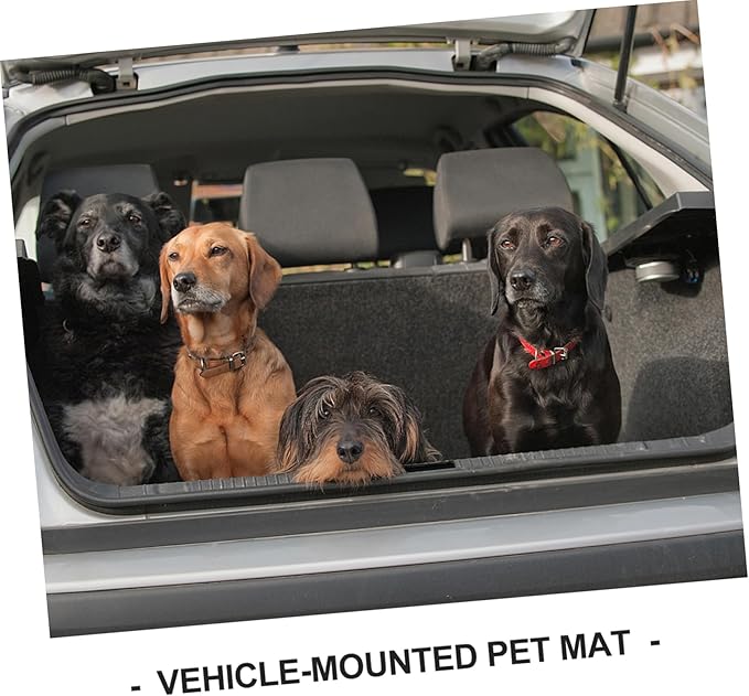 SUPVOX PET Seat Cover for Cars Waterproof PET Basket Storage Pockets Breathable and Washable Dog Car Seat for Travel Suitable for Cats and Dogs