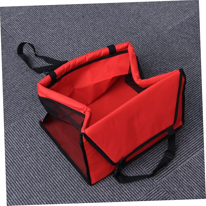 Car Dog Carrier Pet Seat Bag Safety Straps Dog Travel Bag Easy Clean Car Mount Package