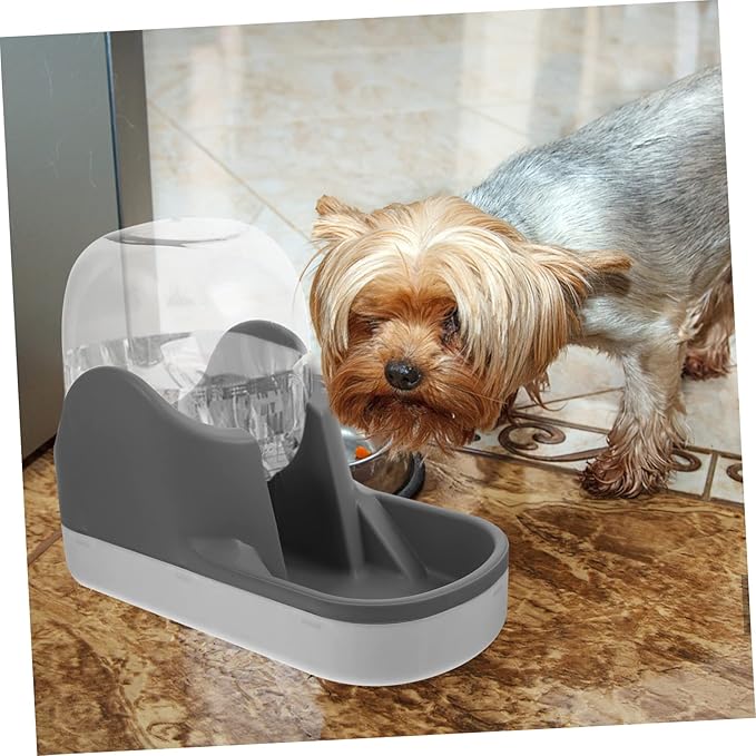 Kisangel Cat Water Dispenser Capacity Automatic -fed Water Bowl for Dogs and Cats Easy to Fill and Pet Drinking Fountain Removable Design for Convenient Use